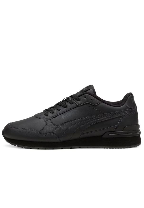 Buty unisex Puma ST Runner v4 39906809 - czarne. Kolor: czarny. Materiał: guma, skóra, syntetyk. Szerokość cholewki: normalna