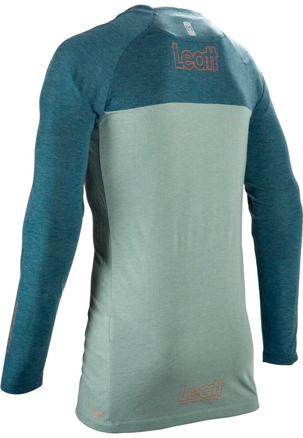 LEATT - Longsleeve rowerowy męski Leatt MTB Gravity 2.0. Kolor: zielony, niebieski, wielokolorowy. Długość rękawa: długi rękaw
