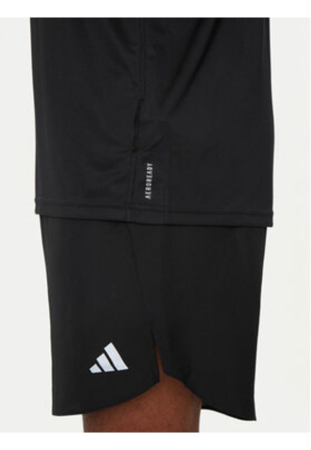 Adidas - adidas Koszulka techniczna Run It IL7233 Czarny Slim Fit. Kolor: czarny. Materiał: syntetyk. Sport: bieganie