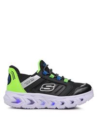 skechers - Skechers Sneakersy Odelux 403843L/BKLM Czarny. Kolor: czarny. Materiał: materiał #1