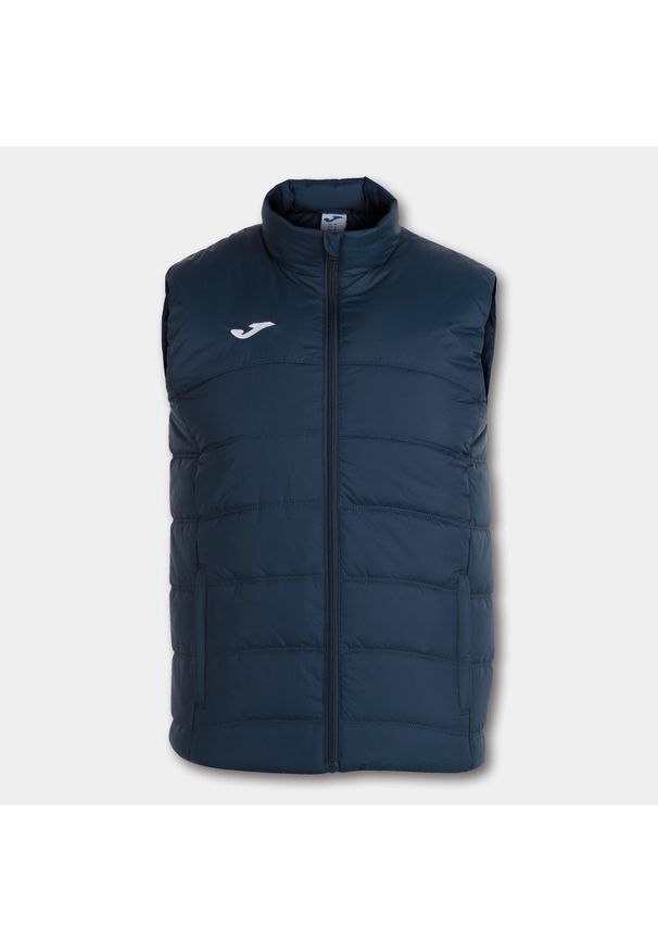 Bezrękawnik do piłki nożnej męski Joma Urban IV. Typ kołnierza: golf. Kolor: niebieski. Długość rękawa: bez rękawów. Sport: golf