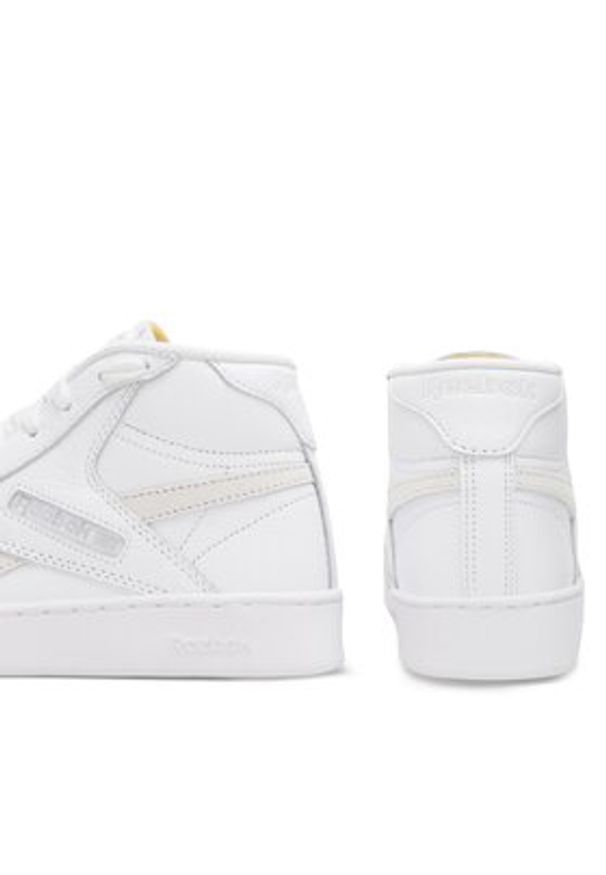 Reebok Sneakersy Club C Form Hi FZ6030-M Biały. Kolor: biały. Materiał: skóra. Model: Reebok Club