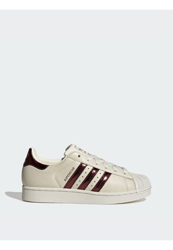 Adidas - adidas Sneakersy Superstar II KJ4692 Kremowy. Kolor: kremowy. Materiał: skóra. Model: Adidas Superstar