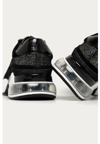 Karl Lagerfeld - Buty. Nosek buta: okrągły. Zapięcie: sznurówki. Kolor: czarny. Materiał: syntetyk, materiał, skóra, guma. Szerokość cholewki: normalna. Obcas: na obcasie. Wysokość obcasa: średni #4