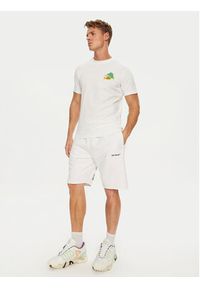 OFF-WHITE - Off-White Szorty sportowe OMCI006G21FLE0010110 Biały Regular Fit. Kolor: biały. Materiał: bawełna. Styl: sportowy #4