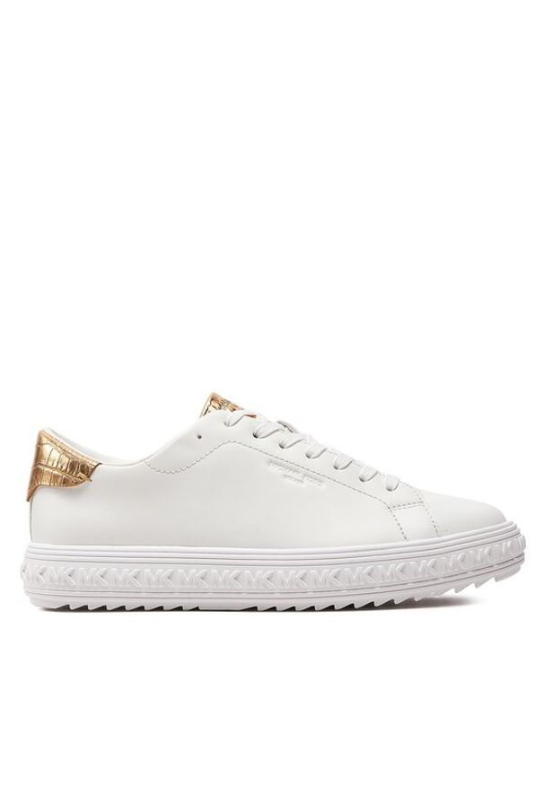 MICHAEL Michael Kors Sneakersy Grove 43S3GVFS1L Biały. Kolor: biały. Materiał: skóra