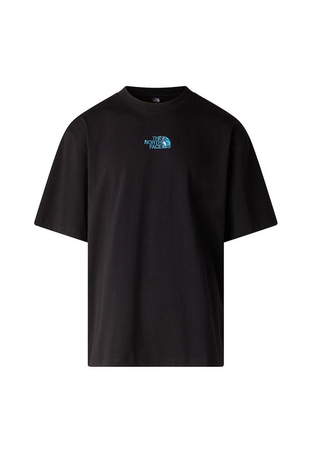 Koszulka męska The North Face Liquid 0A8G9UJK31 - czarna. Kolor: czarny. Materiał: materiał, bawełna. Długość rękawa: krótki rękaw. Długość: krótkie. Sezon: lato