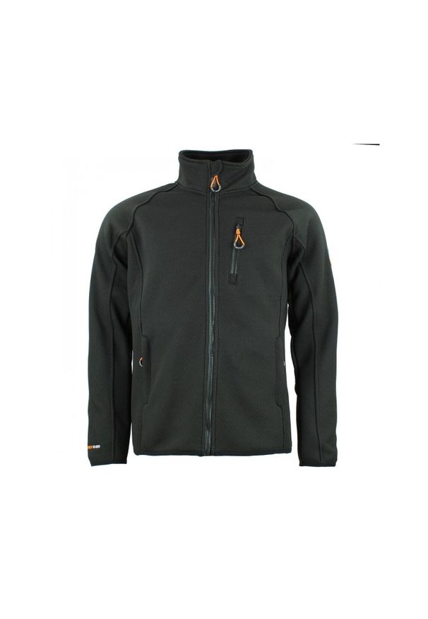 PEAK MOUNTAIN - Kurtka polarowa Peak Mountain. Kolor: czarny. Materiał: polar. Sport: turystyka piesza