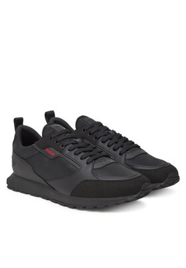 Hugo - HUGO Sneakersy Icelin 50536568 Czarny. Kolor: czarny. Materiał: materiał