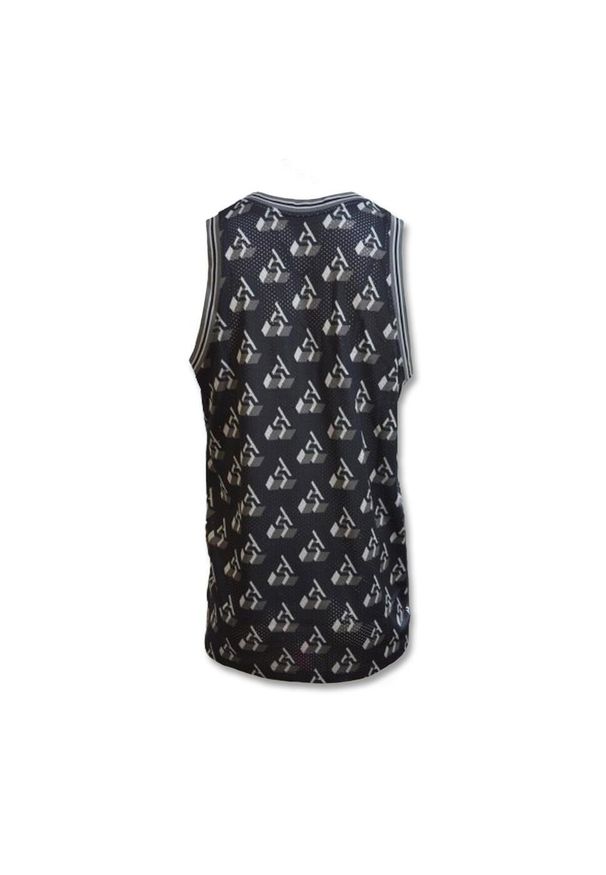 Koszulka sportowa Nike Giannis Antetokounmpo All Over Print Tank Top. Kolor: czarny. Wzór: nadruk. Sport: koszykówka