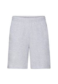 FRUIT OF THE LOOM - Lekkie Spodenki Dla Dorosłych Unisex. Kolor: szary