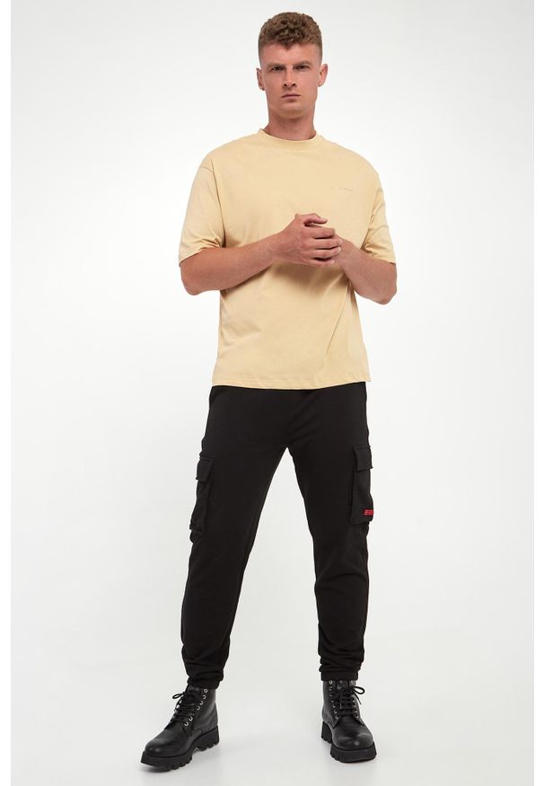 Karl Lagerfeld - T-shirt męski z logo KARL LAGERFELD