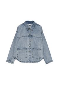 Vero Moda Koszula jeansowa Jamie 10331693 Niebieski Relaxed Fit. Kolor: niebieski. Materiał: bawełna
