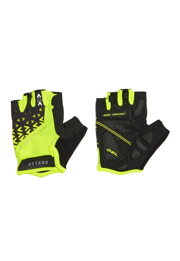 Rękawiczki rowerowe ATTABO Vito. Kolor: żółty. Sport: kolarstwo