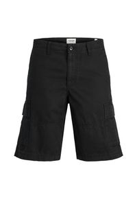 Szorty Jack & Jones Cargo Cole Mateo czarne. Kolor: czarny. Sport: skateboard #1