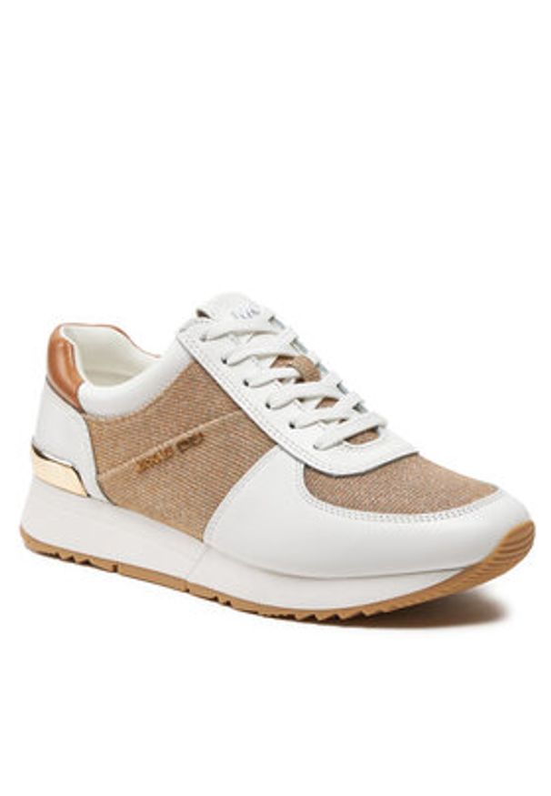 MICHAEL Michael Kors Sneakersy Allie Trainer 43S4ALFS2D Brązowy. Kolor: brązowy. Materiał: materiał