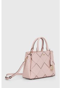 DKNY - Dkny torebka skórzana kolor różowy. Kolor: różowy. Materiał: skórzane #3