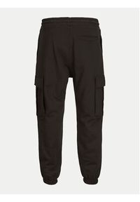 Jack & Jones Spodnie dresowe Kane 12263074 Czarny Relaxed Fit. Kolor: czarny. Materiał: bawełna #6