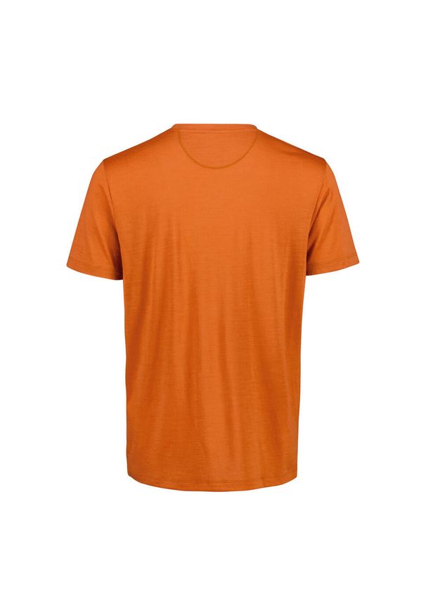 Koszulka merino męska CMP Neil T-Shirt. Kolor: wielokolorowy, żółty, pomarańczowy. Sport: turystyka piesza