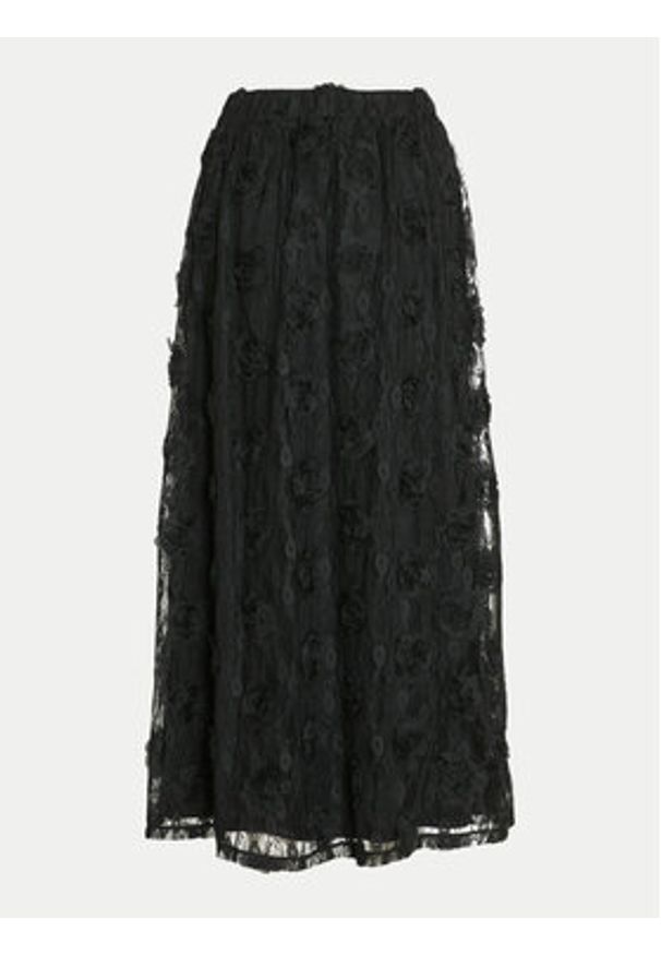 Vila Spódnica tiulowa Dahla 14100489 Czarny Regular Fit. Kolor: czarny. Materiał: syntetyk