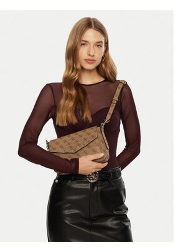 Guess Torebka HWEBG8 39019 Beżowy. Kolor: beżowy. Materiał: skórzane