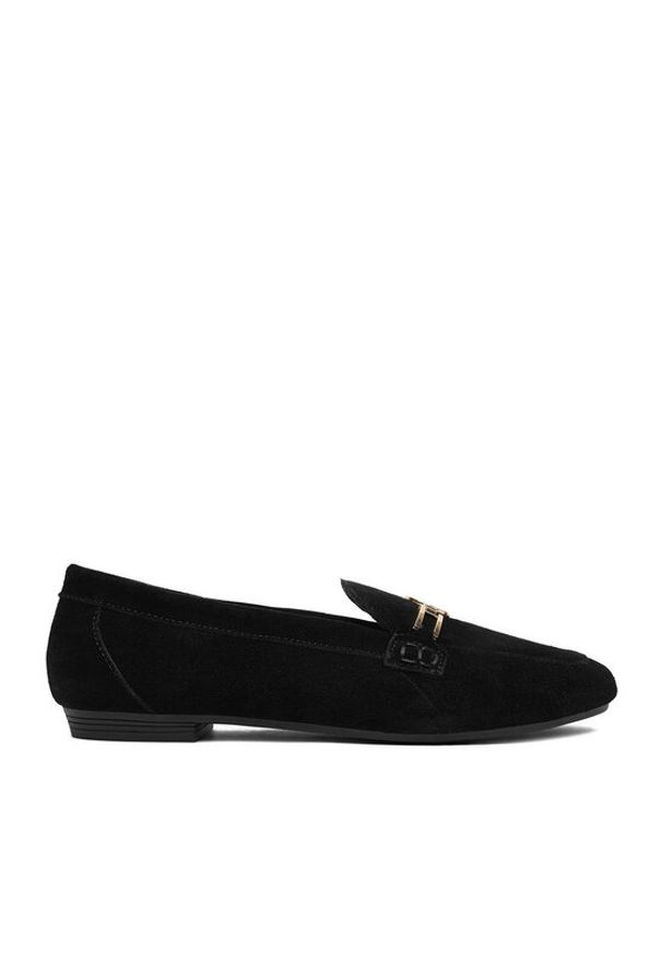 MEXX Loafersy EO-HY62517-3 Czarny. Kolor: czarny. Materiał: skóra, zamsz