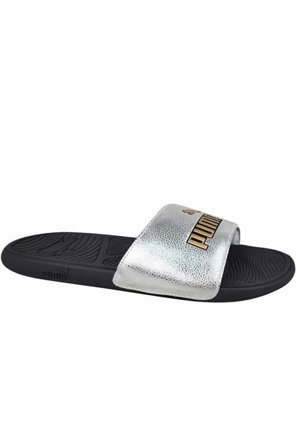 Klapki damskie Puma Cool Cat 2.0. Kolor: szary. Materiał: materiał, syntetyk. Styl: sportowy