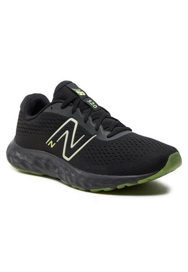 Buty do biegania męskie New Balance 520. Kolor: czarny. Materiał: materiał, syntetyk. Szerokość cholewki: normalna