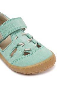 Froddo Sandały Barefoot Elastic Sandal G3150262-11 S Zielony. Kolor: zielony. Materiał: zamsz, skóra