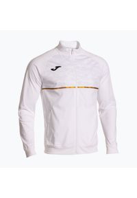 Bluza do biegania męska Joma Record III Full Zip. Kolor: biały