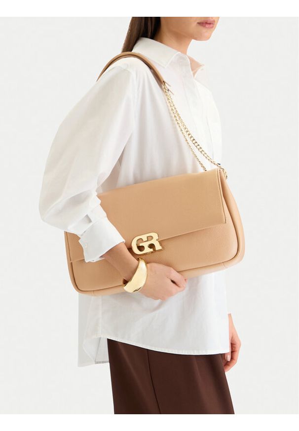 Gino Rossi - GINO ROSSI Torebka EO-LX10267 Beżowy. Kolor: beżowy