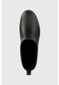 Calvin Klein kalosze Rain Boot damskie kolor czarny. Nosek buta: okrągły. Kolor: czarny #2