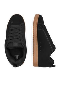 DC Shoes Sneakersy COURT GRAFFIK 300529-BGM Czarny. Kolor: czarny. Materiał: skóra #5