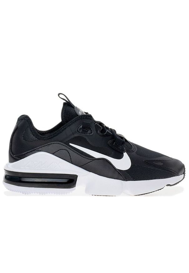 Buty Nike Air Max Infinity 2 CU9452-006 - czarne. Okazja: na co dzień. Zapięcie: sznurówki. Kolor: czarny. Materiał: materiał, guma. Szerokość cholewki: normalna. Obcas: na płaskiej podeszwie. Model: Nike Air Max. Sport: fitness