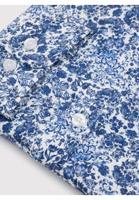 Pako Lorente - PAKO LORENTE - Koszula męska w niebieskie kwiaty. Typ kołnierza: kołnierzyk klasyczny. Kolor: niebieski. Materiał: elastan, bawełna. Długość rękawa: długi rękaw. Długość: długie. Wzór: kwiaty. Styl: klasyczny, młodzieżowy #3