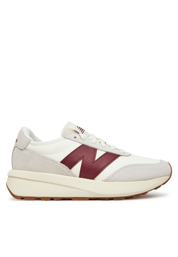 New Balance Sneakersy U370CB Beżowy. Kolor: beżowy. Materiał: skóra, zamsz