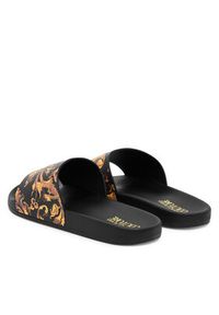 Versace Jeans Couture Klapki 79YA3SQ4 ZS365 G89 Czarny. Kolor: czarny #4