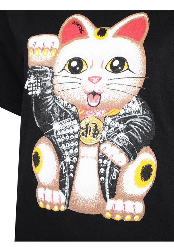 Domrebel T-shirt "Lucky-Box-T" | Lucky Box T | Kobieta | Czarny. Kolor: czarny. Materiał: bawełna