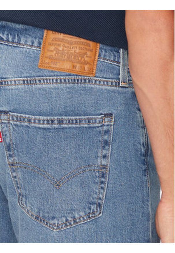 Levi's® Jeansy 512™ 28833-1260 Niebieski Slim Fit. Kolor: niebieski