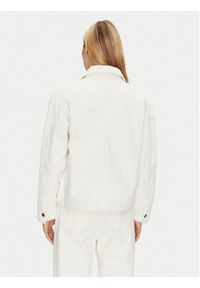 Guess Jeans Kurtka jeansowa W4BN65 D5J31 Biały Regular Fit. Kolor: biały. Materiał: bawełna #5