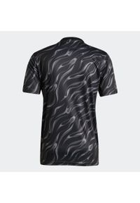 Adidas - Koszulka piłkarska ADIDAS treningowa. Kolor: wielokolorowy, czarny, szary. Sport: piłka nożna