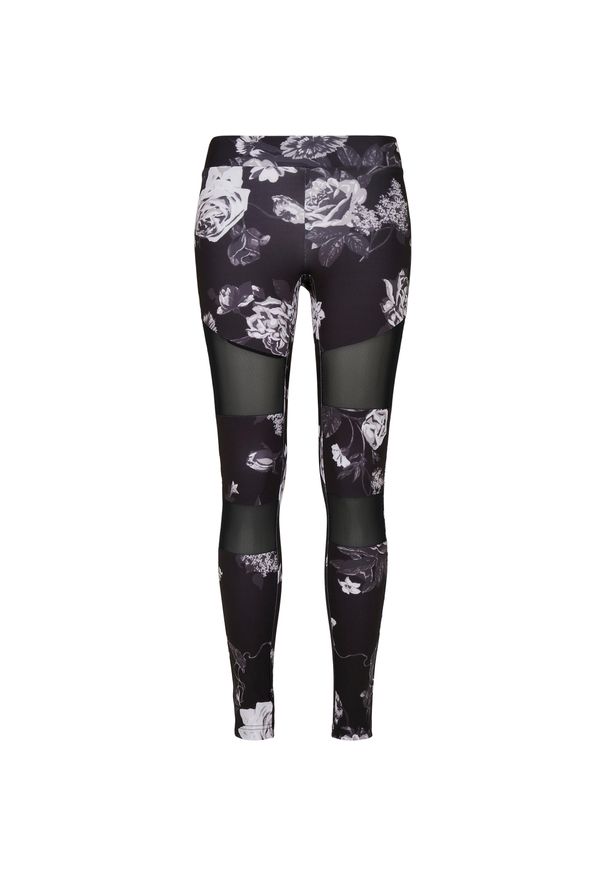Damskie legginsy z dzianiny Urban Classics. Kolor: wielokolorowy, szary, czarny. Materiał: dzianina