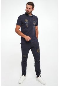 Aeronautica Militare - Polo męskie AERONAUTICA MILITARE. Typ kołnierza: polo