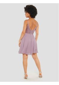 Swing Sukienka koktajlowa 5AE19300 Różowy Slim Fit. Kolor: różowy. Materiał: syntetyk. Styl: wizytowy #2