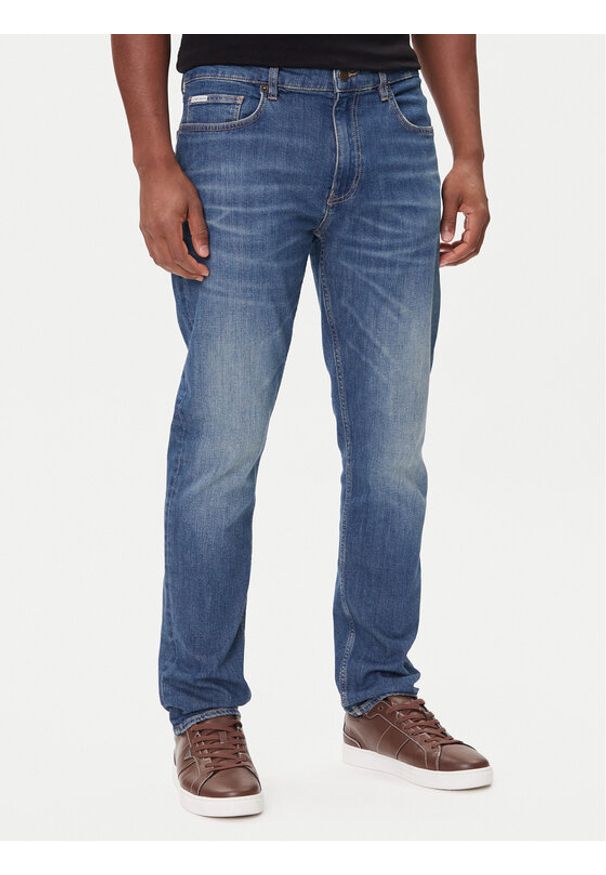 Guess Jeans Jeansy M5BA1C D002C Niebieski Slim Fit. Kolor: niebieski