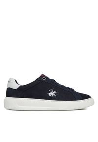 Sneakersy Beverly Hills Polo Club. Kolor: niebieski