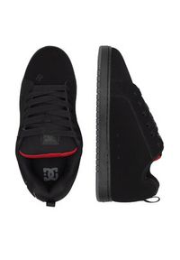DC Shoes Sneakersy COURT GRAFFIK 300529-BLR Czarny. Kolor: czarny. Materiał: nubuk, skóra #3