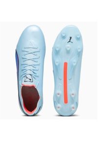 Buty piłkarskie Puma King Ultimate FG/AG M 107563-02 srebrny odcienie szarości. Kolor: srebrny. Materiał: skóra, guma. Szerokość cholewki: normalna. Sezon: jesień. Sport: piłka nożna #6