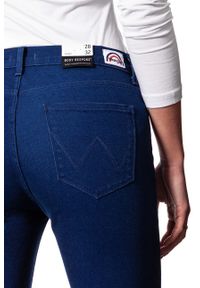 Wrangler - WRANGLER HIGH SKINNY RINSEWASH W27H61023. Stan: podwyższony