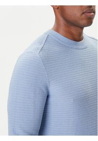 BOSS Sweter Anion_S 50527584 Granatowy Regular Fit. Kolor: niebieski. Materiał: bawełna #5